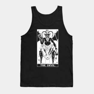 The Devil Tarot Card Shirt Tarot Card 15 XV Tank Top